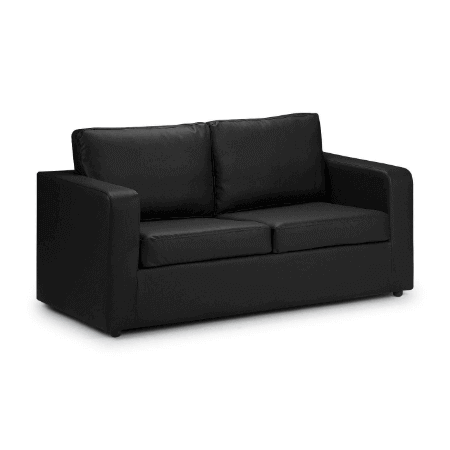 Antero Black Double Sofa